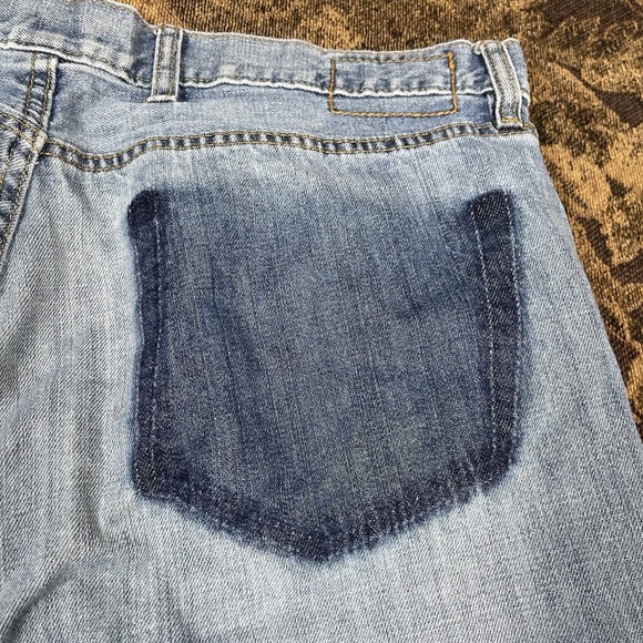 Vtg Y2K Gap East Authentic Straight Leg Jeans Mens Size 40x30 Distressed - Picture 9 of 10